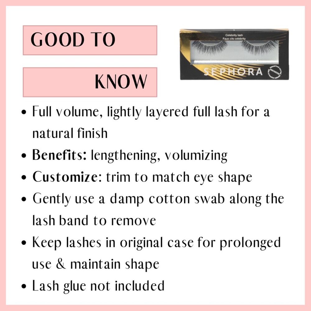 Sephora False Lashes ~ Celebrity - Picture 4 of 5